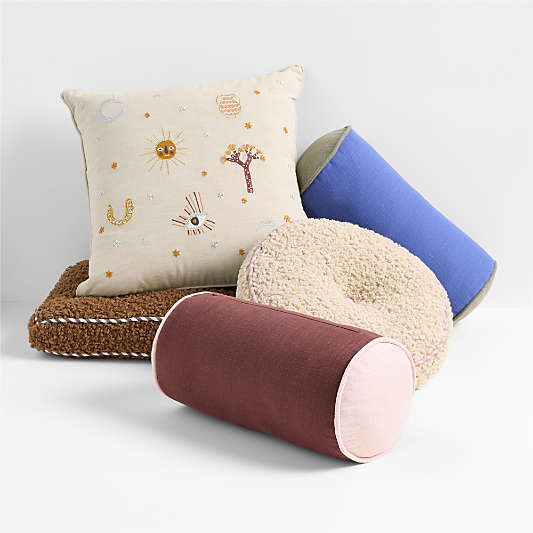 Kids Throw Pillow Arrangement by Jeremiah Brent