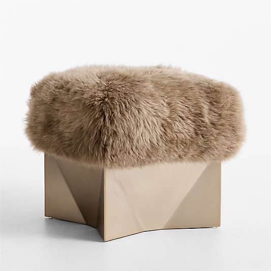 Rhea Pouf Ottoman by Jeremiah Brent