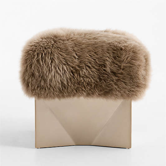 Rhea Pouf Ottoman by Jeremiah Brent