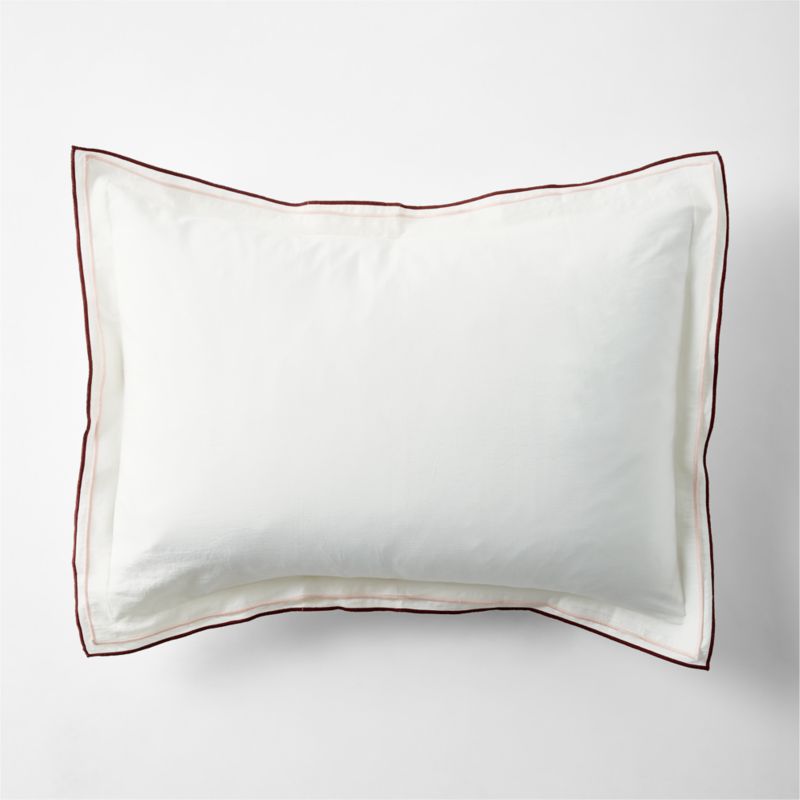 Serenity Double Flange Cool Colorway Organic Cotton Sateen Kids Twin Duvet Cover by Jeremiah Brent