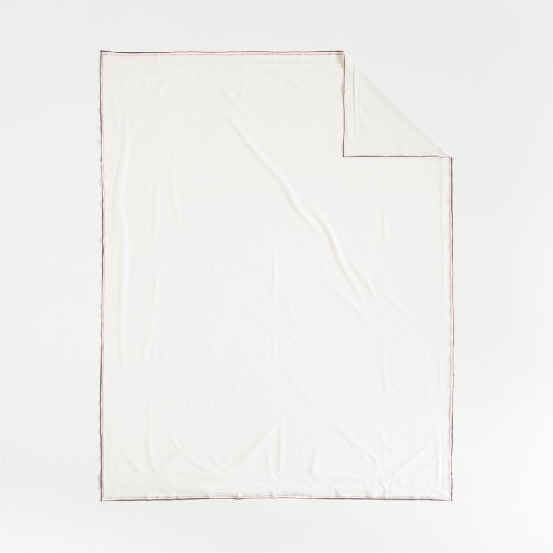 Serenity Double Flange Warm Colorway Organic Cotton Sateen Kids Full/Queen Duvet Cover by Jeremiah Brent - image 5 of 8