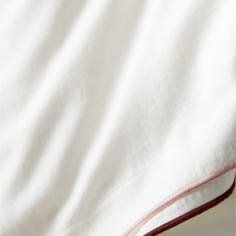 Serenity Double Flange Warm Colorway Organic Cotton Sateen Kids Full/Queen Duvet Cover by Jeremiah Brent - image 6 of 8