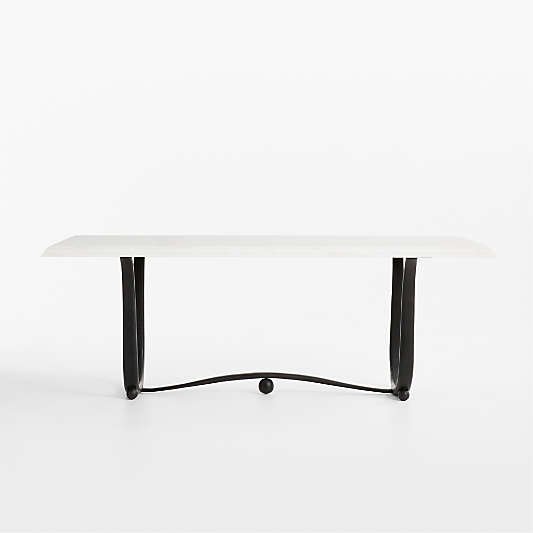 Solara 84" Marble Dining Table by Jeremiah Brent