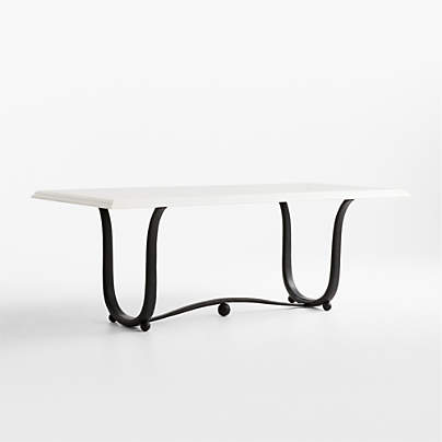 Solara 84" Marble Dining Table by Jeremiah Brent