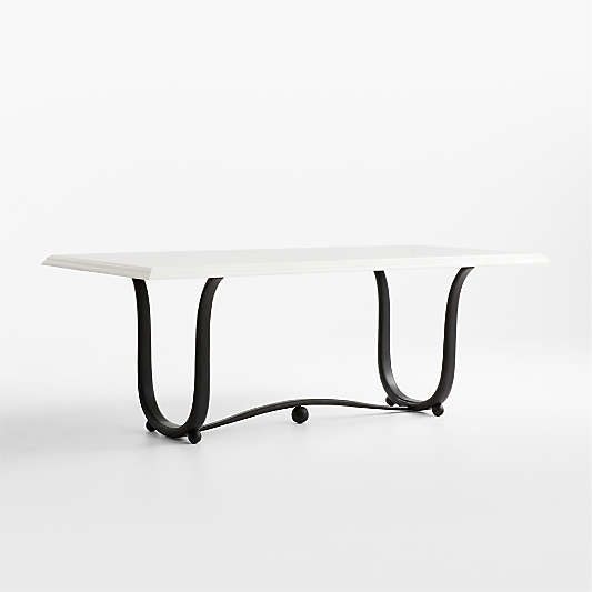 Solara 84" Marble Dining Table by Jeremiah Brent