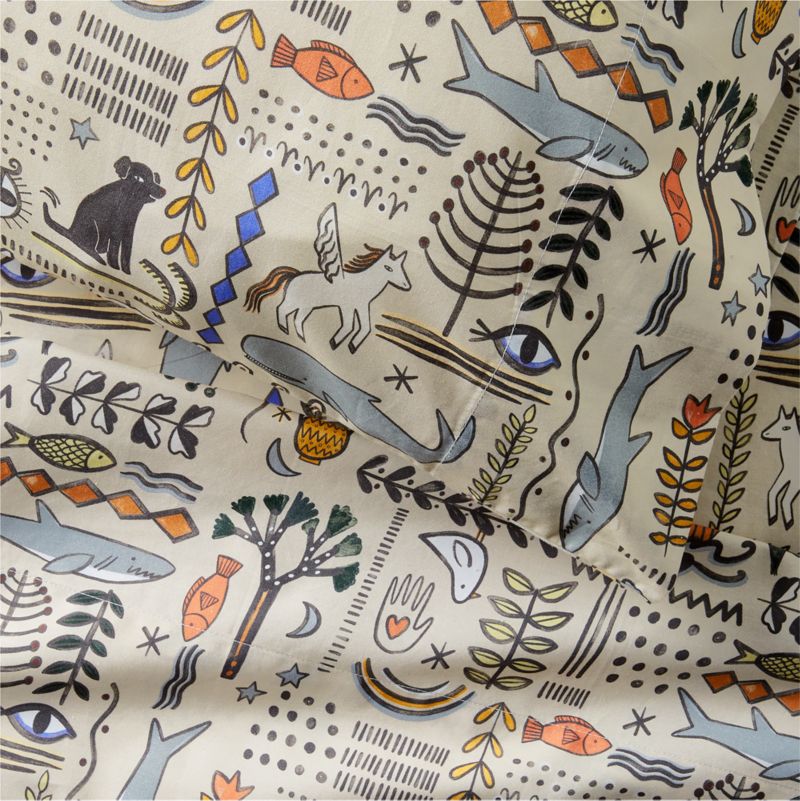 Storybook Organic Cotton Kids Pillowcase by Jeremiah Brent - image 7 of 8