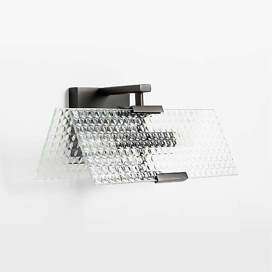 Tessellate Glass Wall Sconce Light by Jeremiah Brent