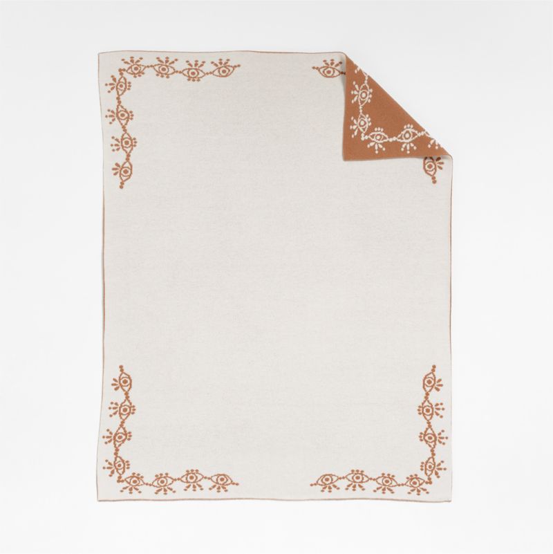 Treasured Soft Brown Reversible Cashmere Blend Baby Stroller Blanket by Jeremiah Brent - image 5 of 8