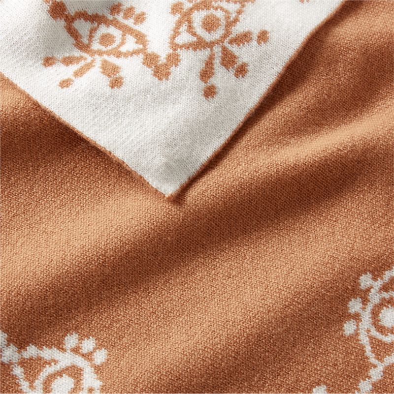 Treasured Soft Brown Reversible Cashmere Blend Baby Stroller Blanket by Jeremiah Brent - image 6 of 8