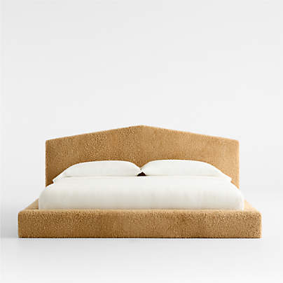 Tucker Brown Shearling Bed by Jeremiah Brent
