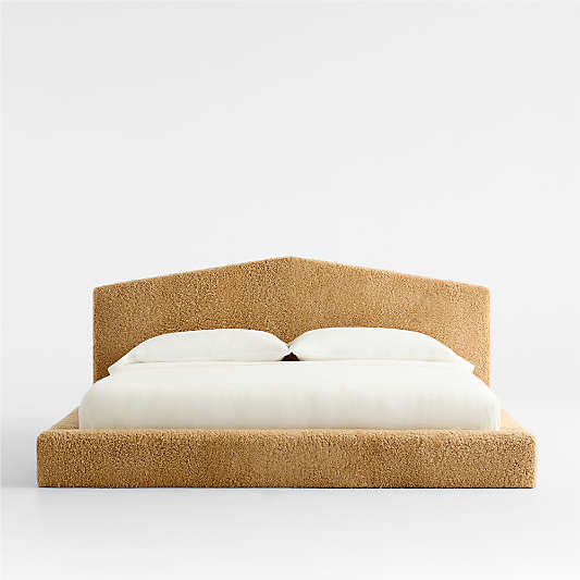 Tucker Brown Shearling Bed by Jeremiah Brent