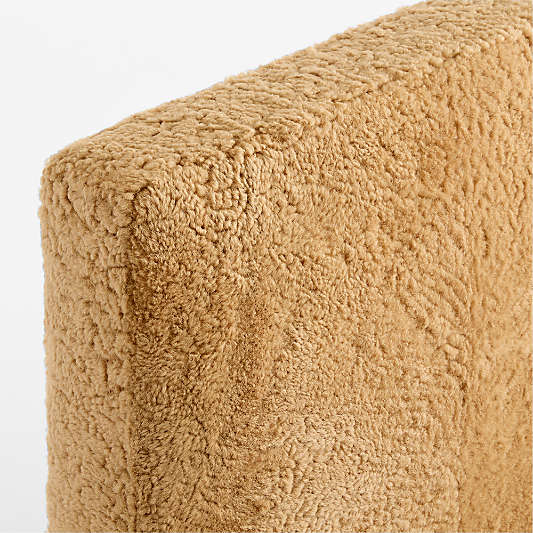 Tucker Brown Shearling Bed by Jeremiah Brent