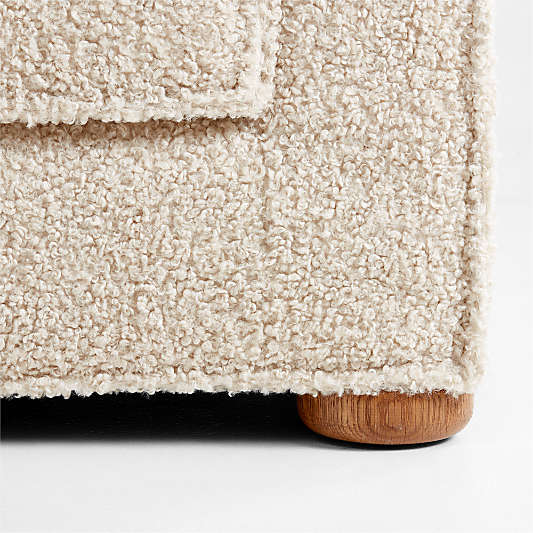 Tucker Cream Sherpa Kids Accent Chair by Jeremiah Brent