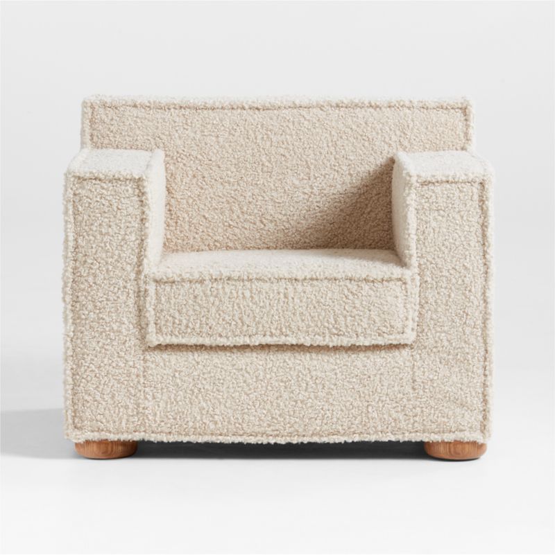 Tucker Cream Sherpa Kids Accent Chair by Jeremiah Brent - image 0 of 10