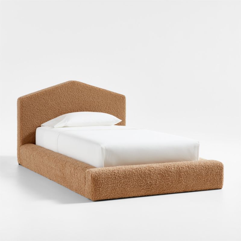 Tucker Brown Sherpa Kids Twin Bed by Jeremiah Brent - image 0 of 9