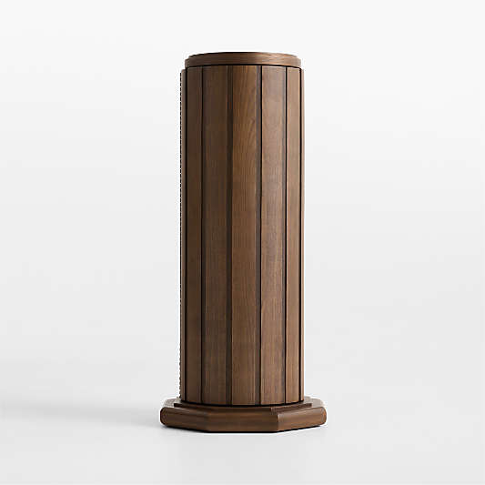 Walnut Storage Pedestal by Jeremiah Brent