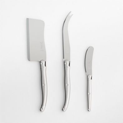 View Jean Dubost Laguiole ® Cheese Knife 3-Piece Set details