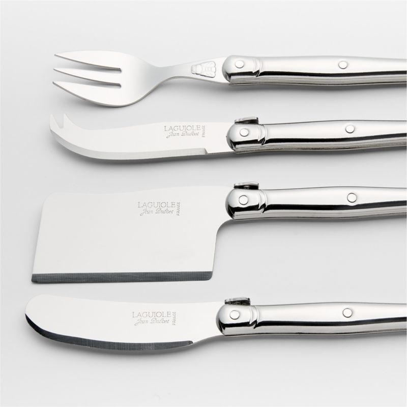 Jean Dubost Laguiole ® Stainless Cheese Knife 4-Piece Set - image 1 of 2