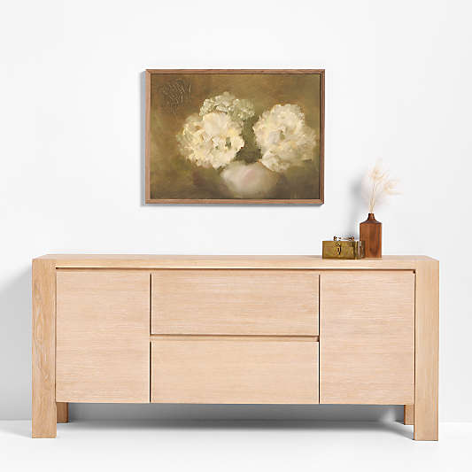 "Hydrangeas" by Jess Engle Framed Wall Art Print 32" x 24"