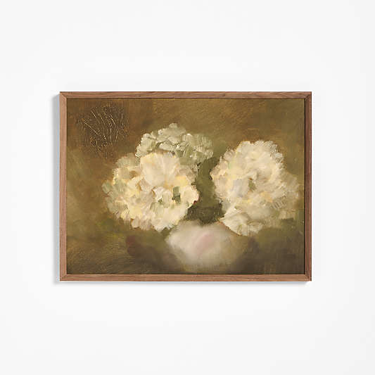 "Hydrangeas" by Jess Engle 32"x24" Framed Wall Art Print