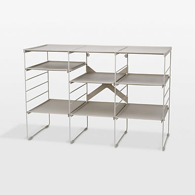 View Joseph Joseph Triple Level Plus Ecru Adjustable Shoe Rack details