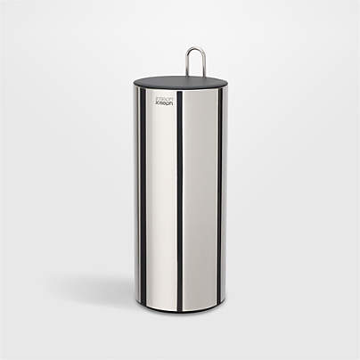 Joseph Joseph EasyStore Luxe Stainless Steel Toilet Roll Holder