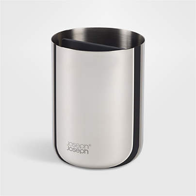 Joseph Joseph EasyStore Luxe Stainless Steel Toothbrush Caddy