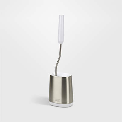 Joseph Joseph Flex Lite White Steel Toilet Brush