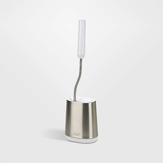 Joseph Joseph Flex Lite White Steel Toilet Brush
