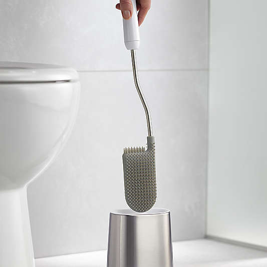 Joseph Joseph Flex Steel Stainless Steel Toilet Brush