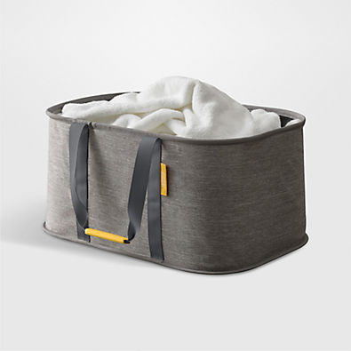 View Joseph Joseph Hold-All 35L Collapsable Laundry Basket - Grey details