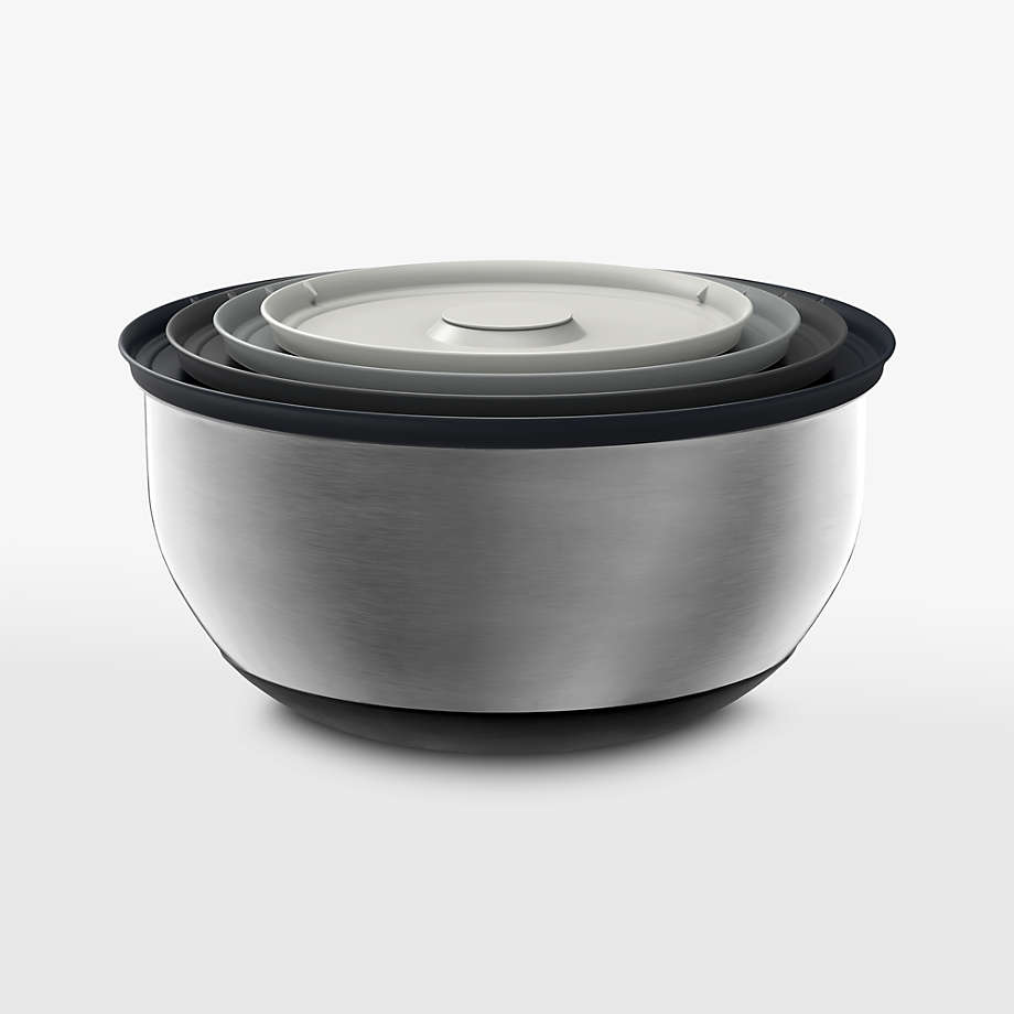 OXO 9-Piece Nesting Bowls, Colanders and Lids Set + Reviews, Crate &  Barrel