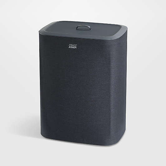 Joseph Joseph Tota 90L Dual Laundry Basket - Carbon Black