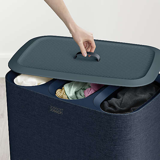 Joseph Joseph Tota 90L Trio Laundry Basket - Carbon Black
