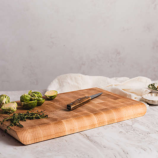 JK Adams Infinity Edge End Grain Maple Cutting Board 20"x12"x1.25"