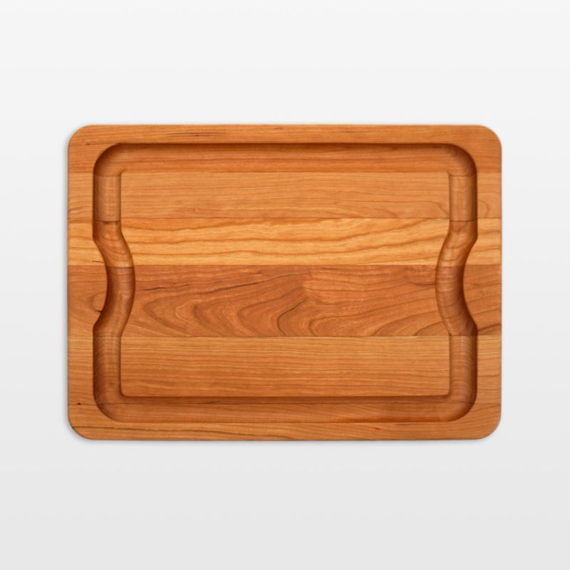 JK Adams BBQ Cherry Carving Board | Crate & Barrel