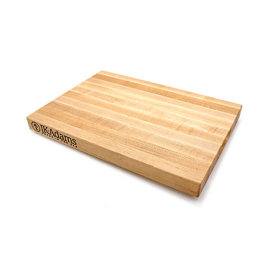 JK Adams Professional Edge Grain Maple Cutting Board, 14"x10"x1.5"