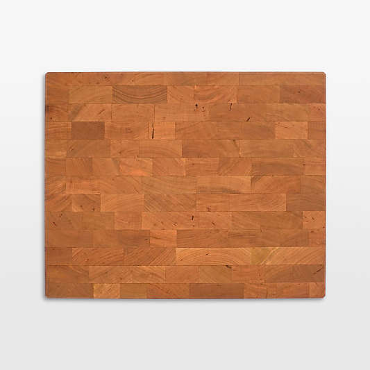 JK Adams Professional End Grain Cherry Cutting Board, 20"x16"x2"