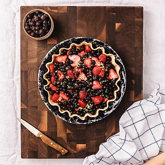 JK Adams Professional End Grain Walnut Cutting Board, 20"x16"x2"