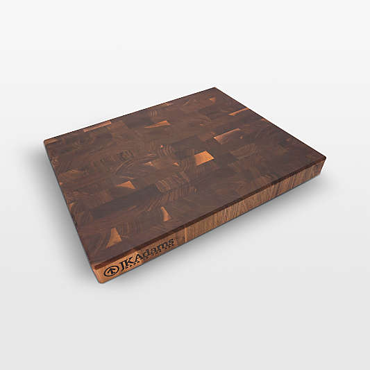 JK Adams Professional End Grain Walnut Cutting Board, 20"x16"x2"