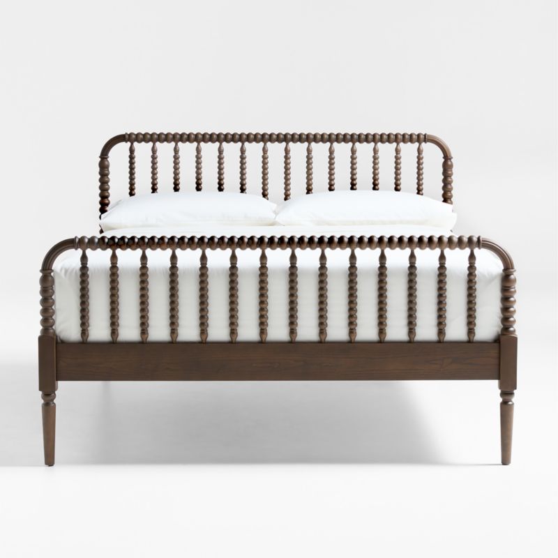 Jenny Lind Deep Brown Wood Spindle Kids Queen Bed - image 7 of 13