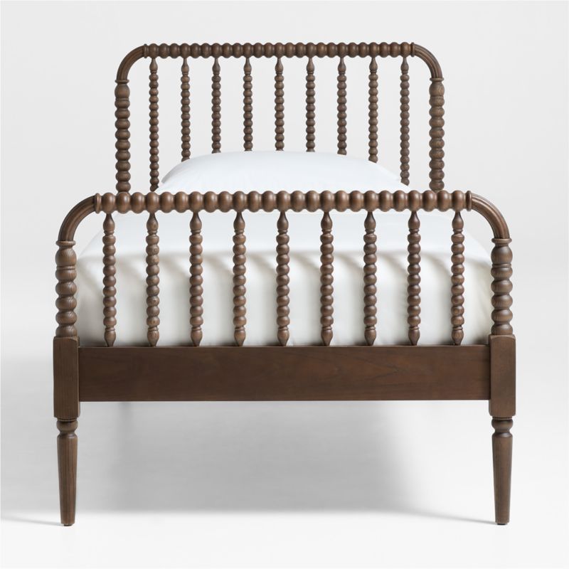 Jenny Lind Deep Brown Wood Spindle Kids Twin Bed - image 6 of 8