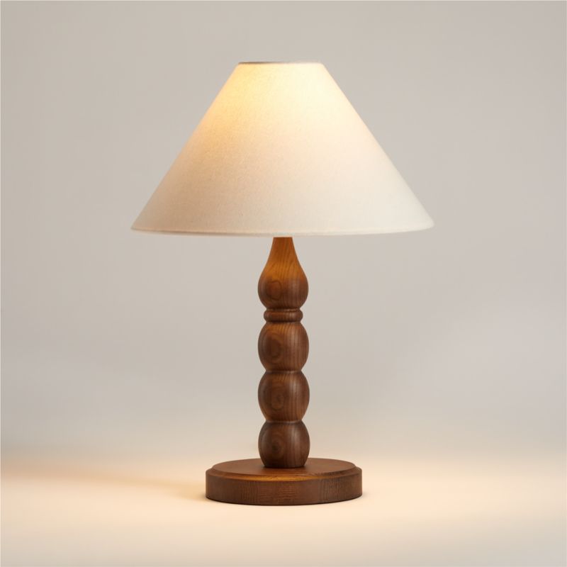 Jenny Lind Deep Brown Wood Kids Table Lamp - image 0 of 10