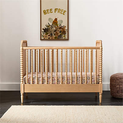 Jenny Lind Heirloom Maple Wood Convertible Crib