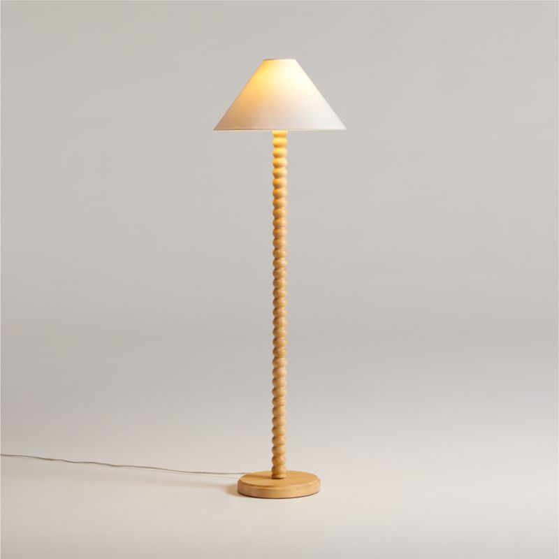 Jenny Lind Maple Wood Kids Floor Lamp - image 0 of 6