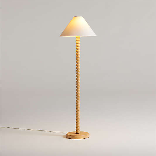 Jenny Lind Maple Wood Kids Floor Lamp