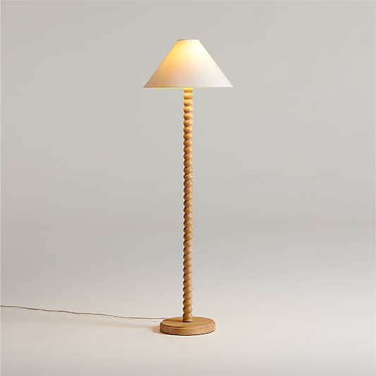 Jenny Lind Maple Wood Kids Floor Lamp