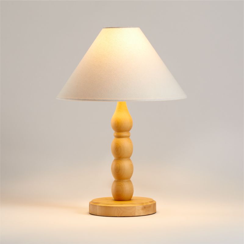 Jenny Lind Maple Wood Kids Table Lamp - image 0 of 10