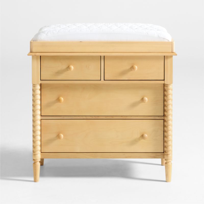 Jenny Lind Maple Wood Narrow Kids Dresser and Changer Table Topper - image 0 of 15