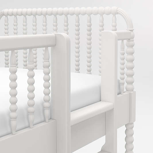 Jenny Lind White Wood Spindle Kids Twin Bunk Bed